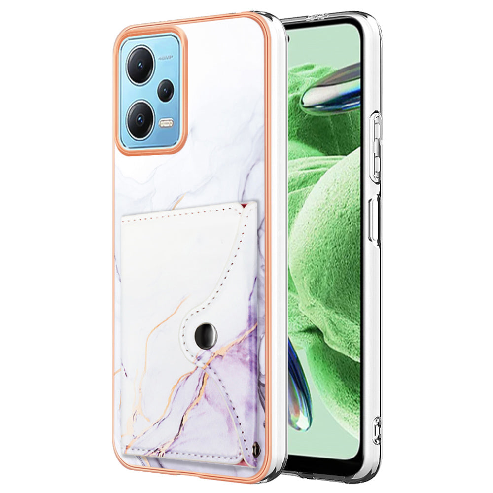 YB Leather Coating Series-9 for Xiaomi Redmi Note 12 5G (Global) Case Kickstand IMD Card Slot PU+TPU Cover YB Leather Coating Series-9 for Xiaomi Redmi Note 12 5G (Global) Case Kickstand IMD Card Slot PU+TPU Cover